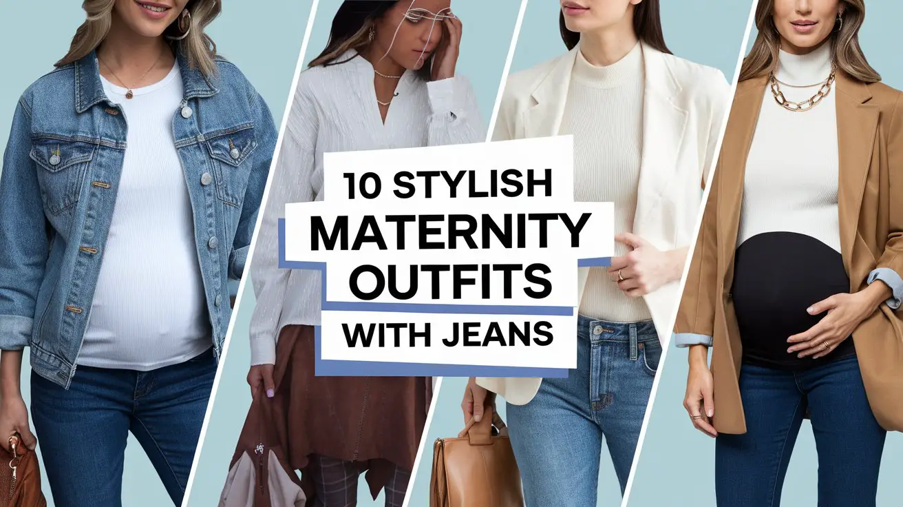 Stylish Maternity Outfits with Jeans