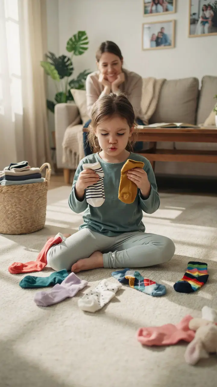 The Great Sock-Sorting Spectacular — Laundry as a Learning Activity