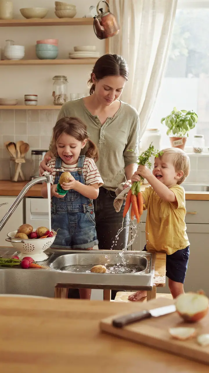 Veggie Washing Station — Kitchen Science in Disguise