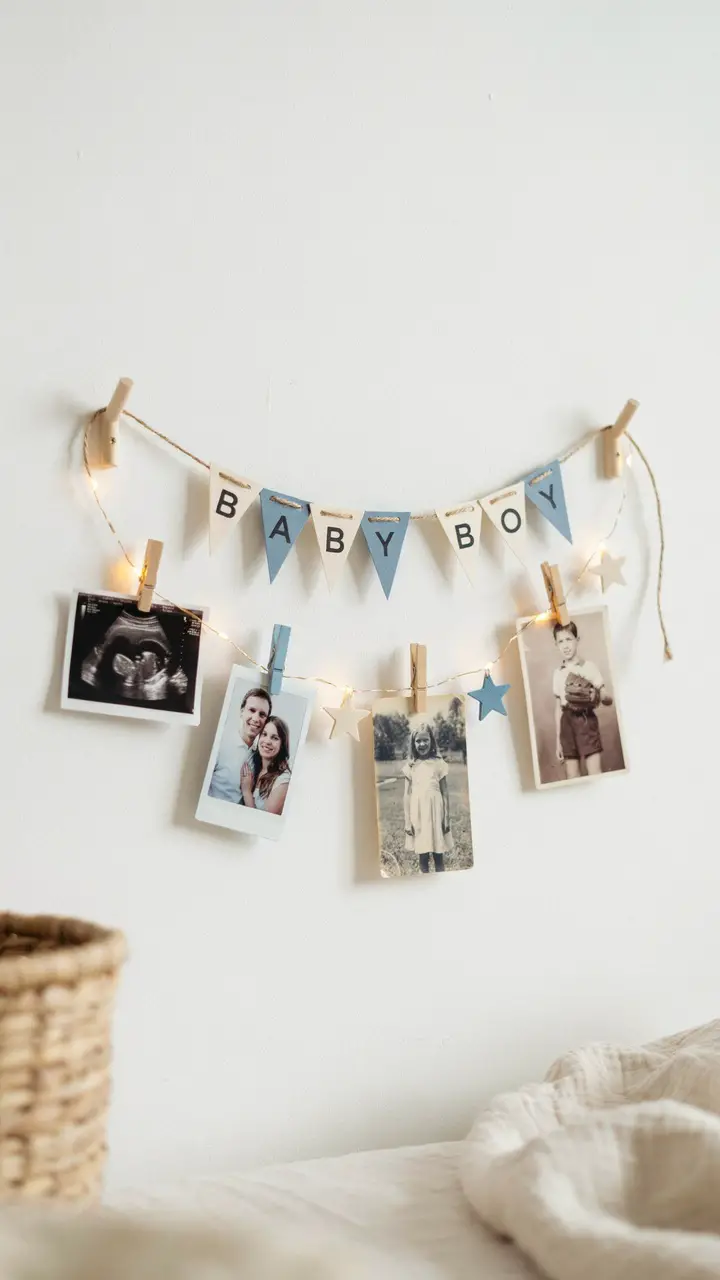 A Photo Display “He’s Already Loved” Wall or String