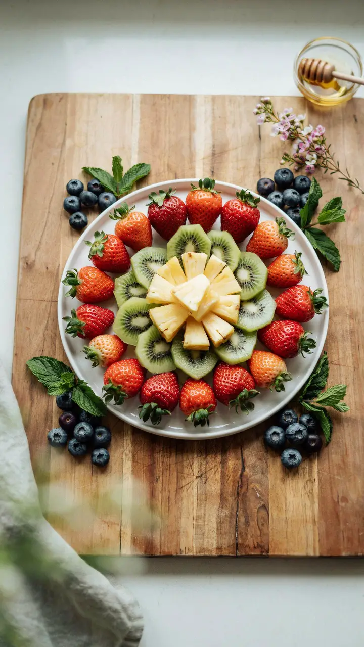 Blooming Fruit Tray Arrangement