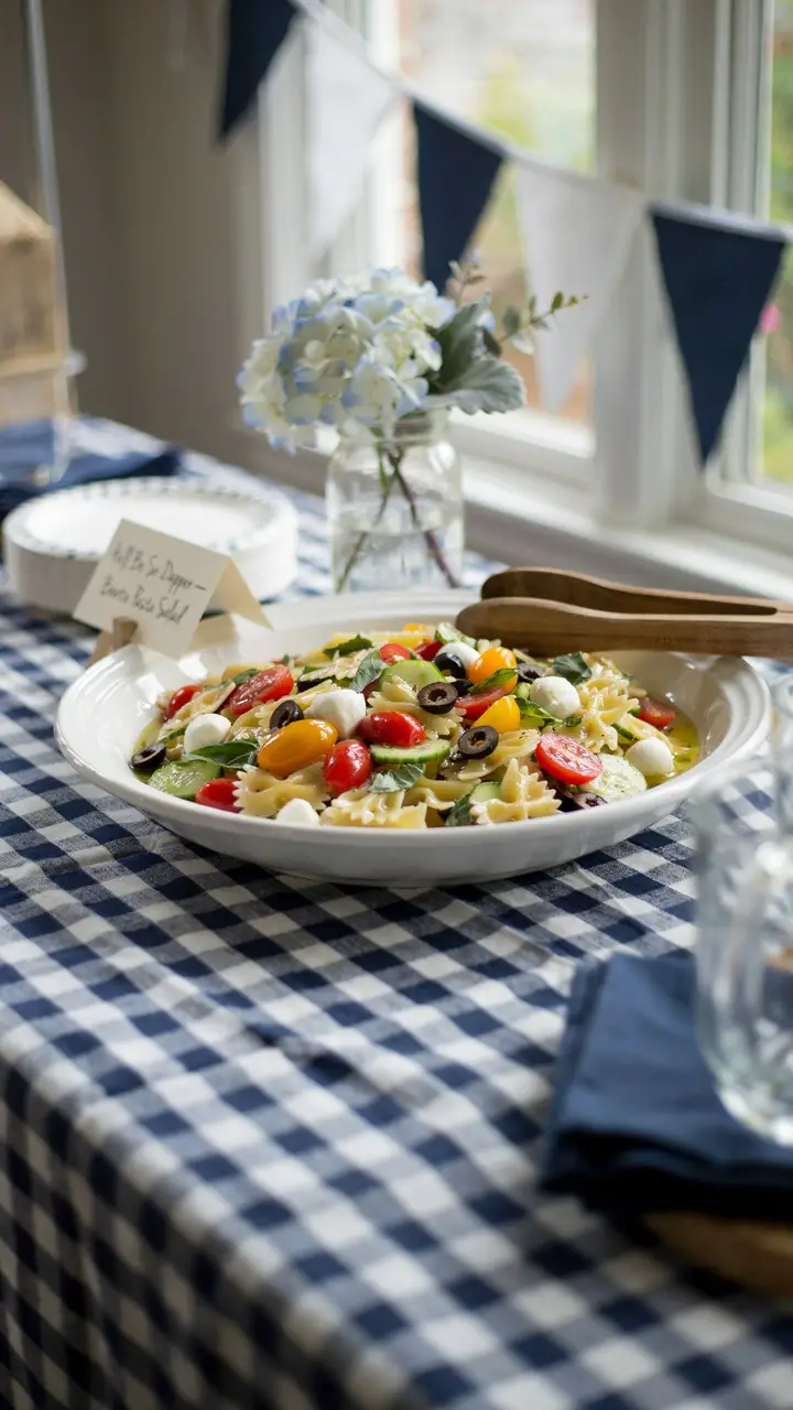 “Bow Tie” Pasta Salad (Because He’ll Be So Dapper)