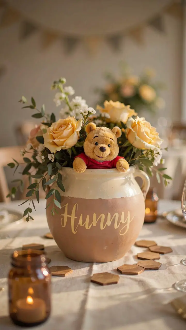 Classic Honey Pot Floral Centerpiece