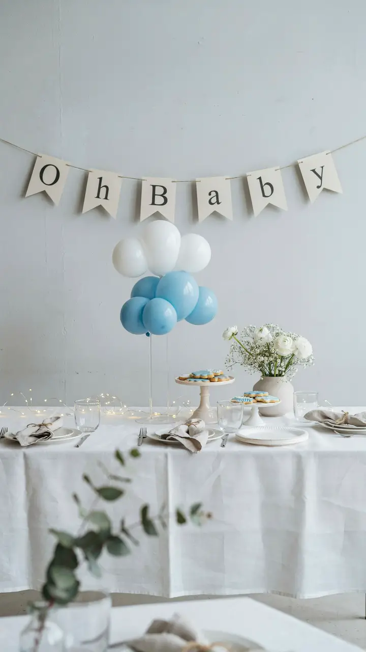 Cloud Nine “Oh Baby” Minimalist Shower