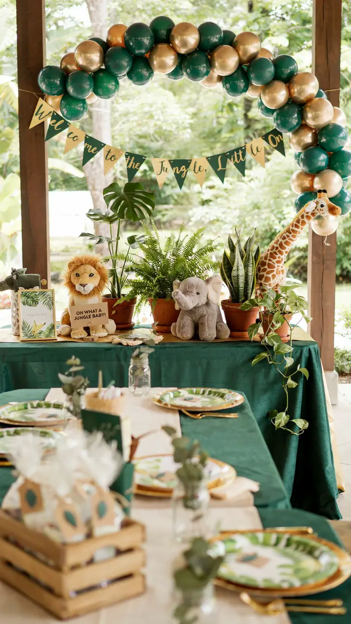 DIY Jungle Theme on a Shoestring