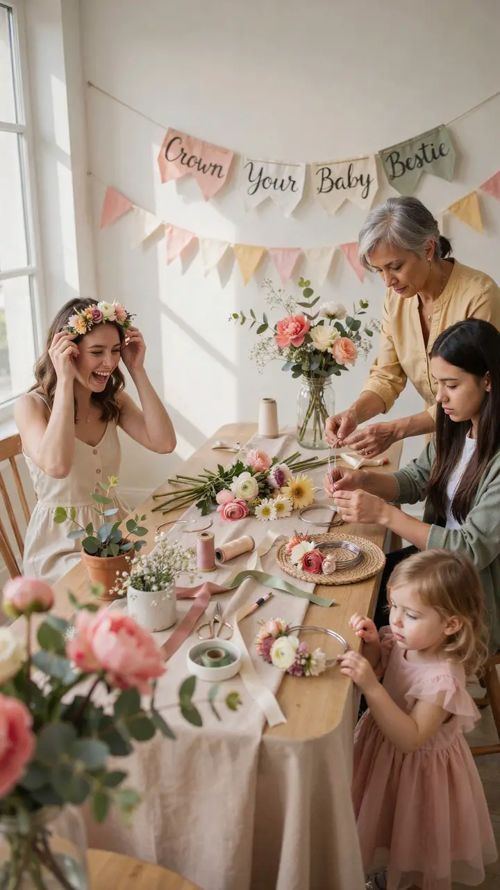 Flower Crown DIY Station