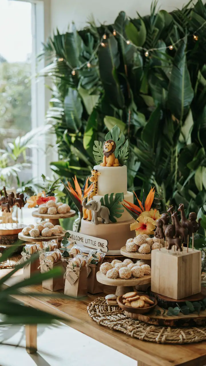 Jungle Safari Dessert Table