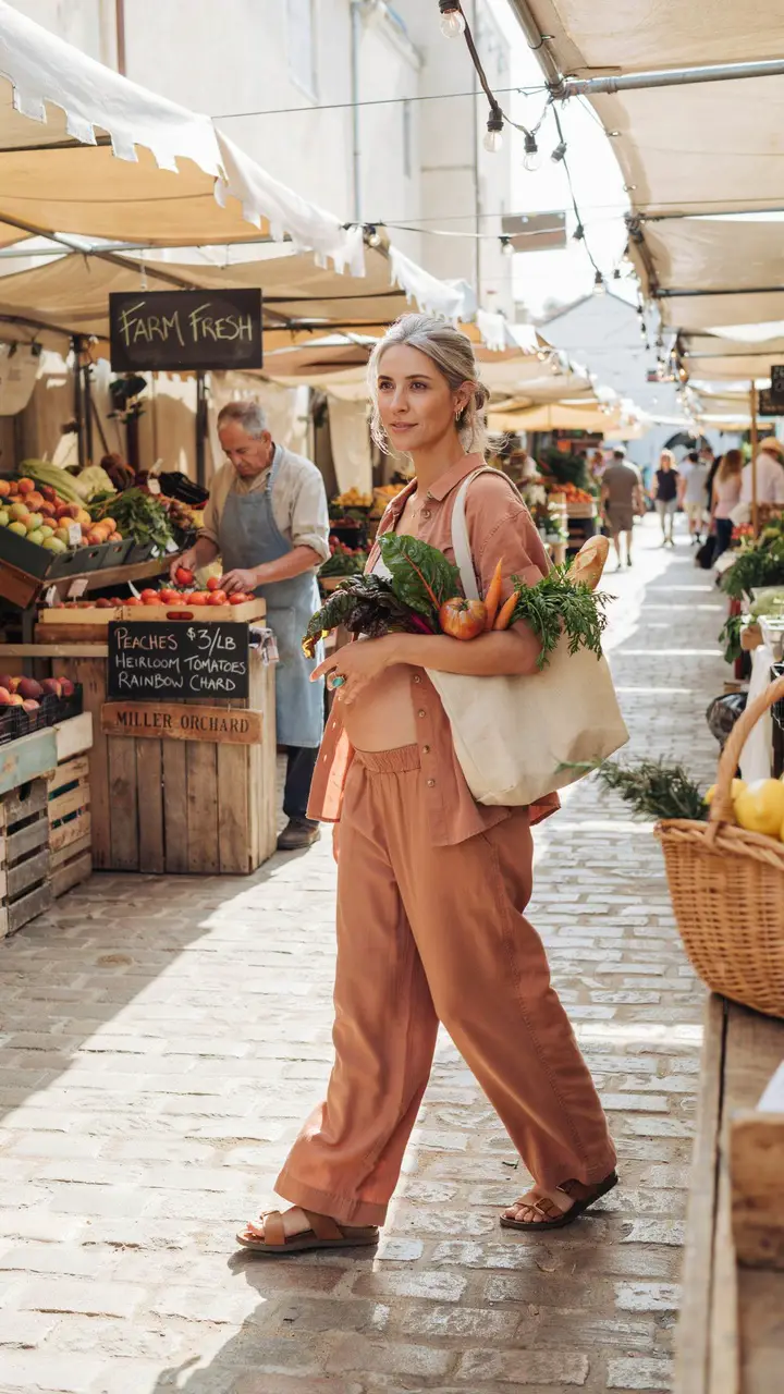 Linen Co-Ord Set for Warm Weather Comfort