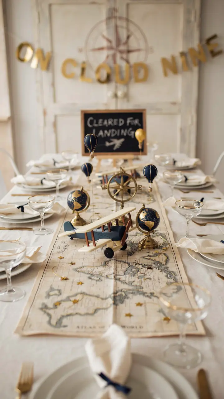 Little Pilot Aviation Baby Shower