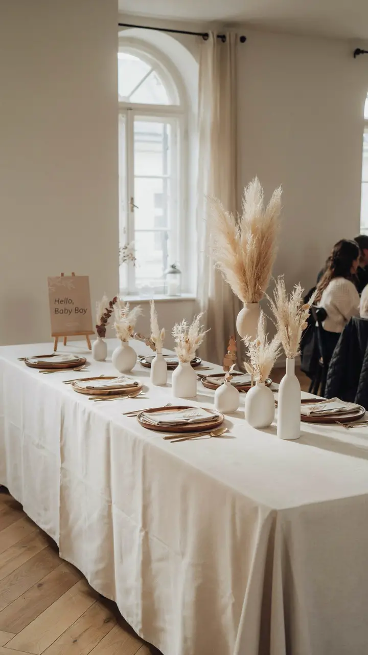 Modern Minimalist Baby Shower