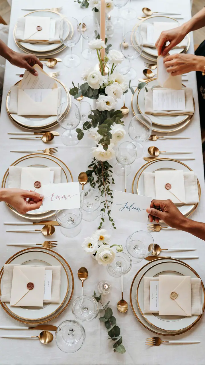 Personalized Place Card Color Reveal