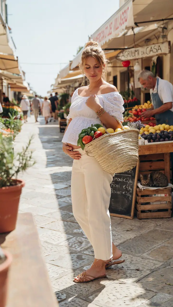 Summer Breeze Maternity Jeans for Hot Weather