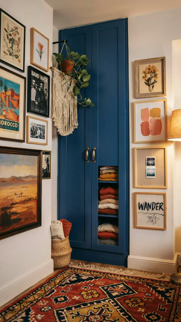 The Colorful Maximalist Corner Wardrobe