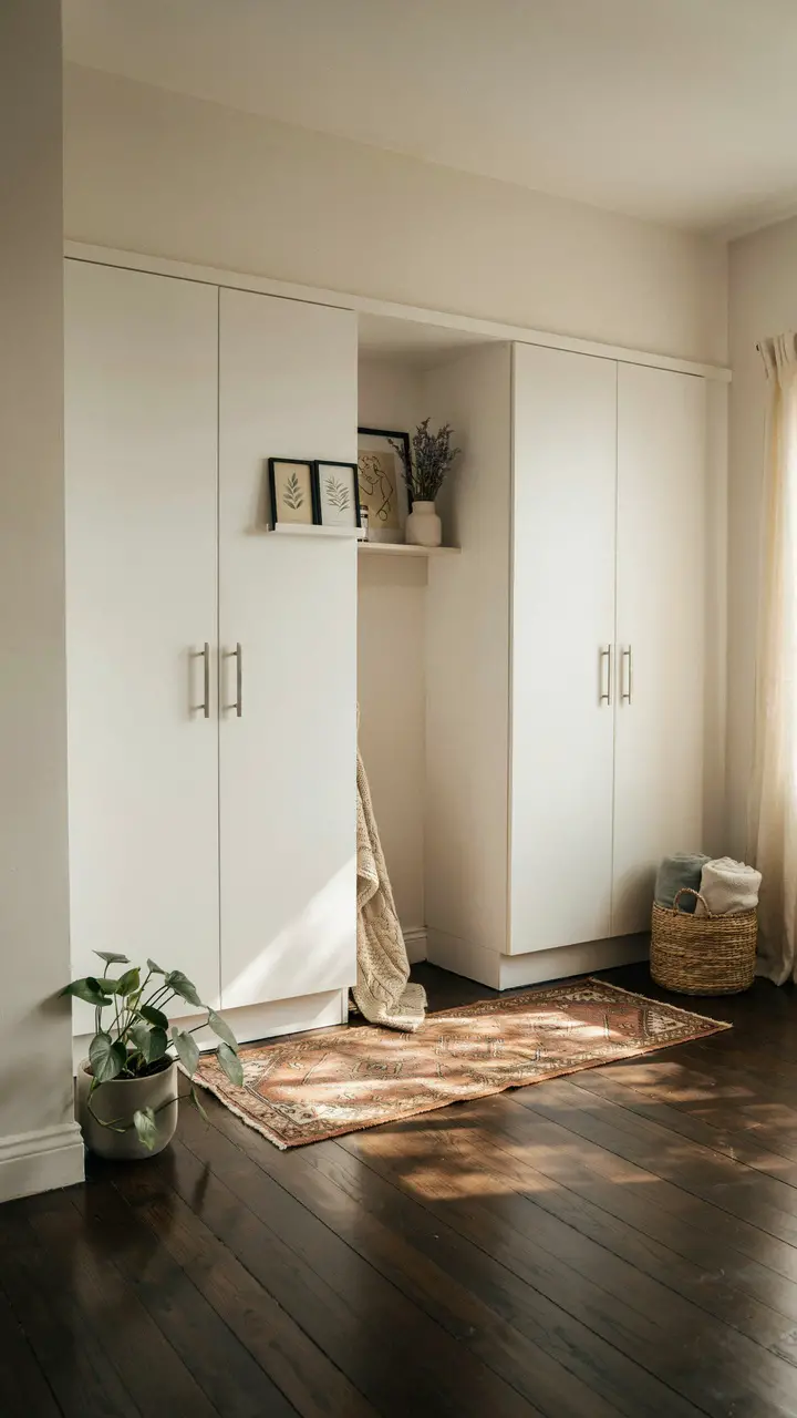 The DIY Built-In Corner Look Using Freestanding Units