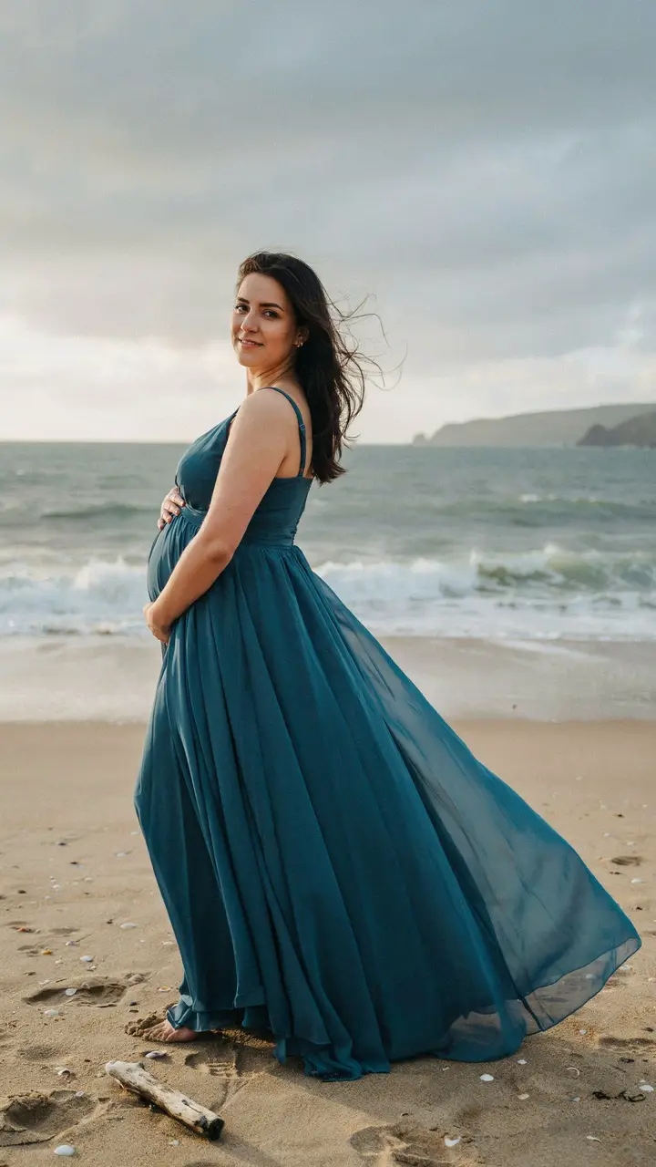 The Dramatic Flowing Dress — Wind and Movement