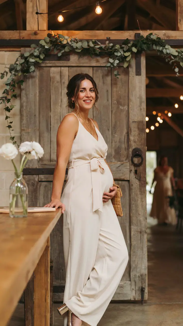 The Elegant Maternity Jumpsuit