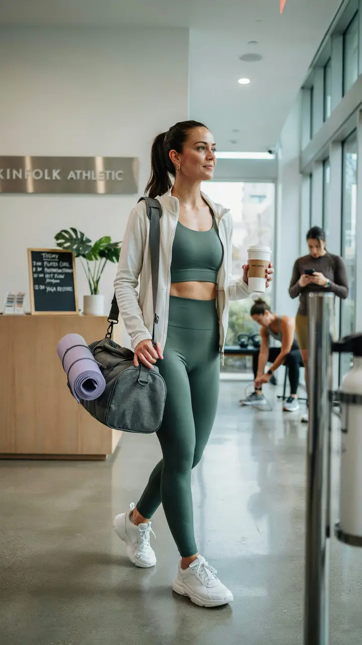 The Elevated Athleisure Matching Set + Longline Jacket