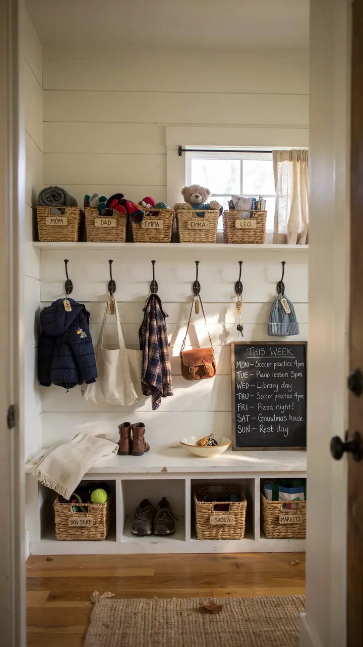 The Entryway Mudroom Command Center