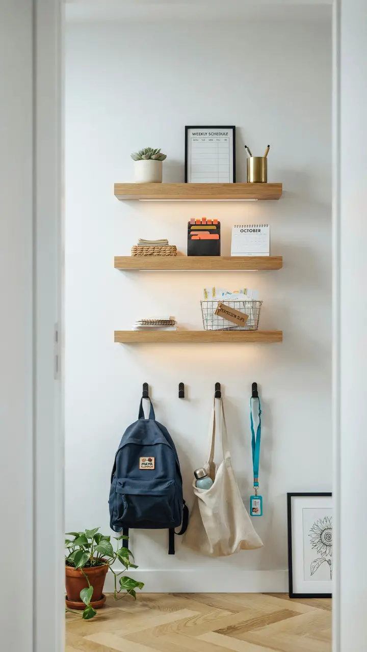 The Floating Shelf Command Station
