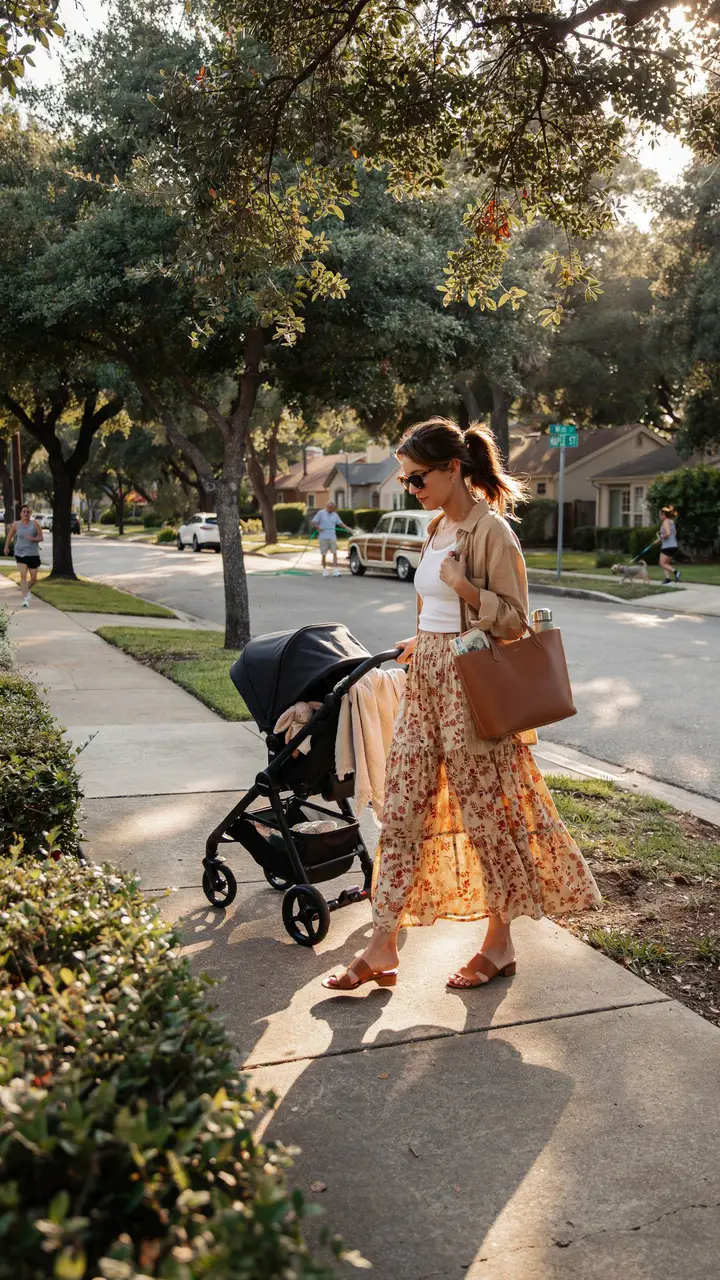 The Flowy Maxi Skirt Moment
