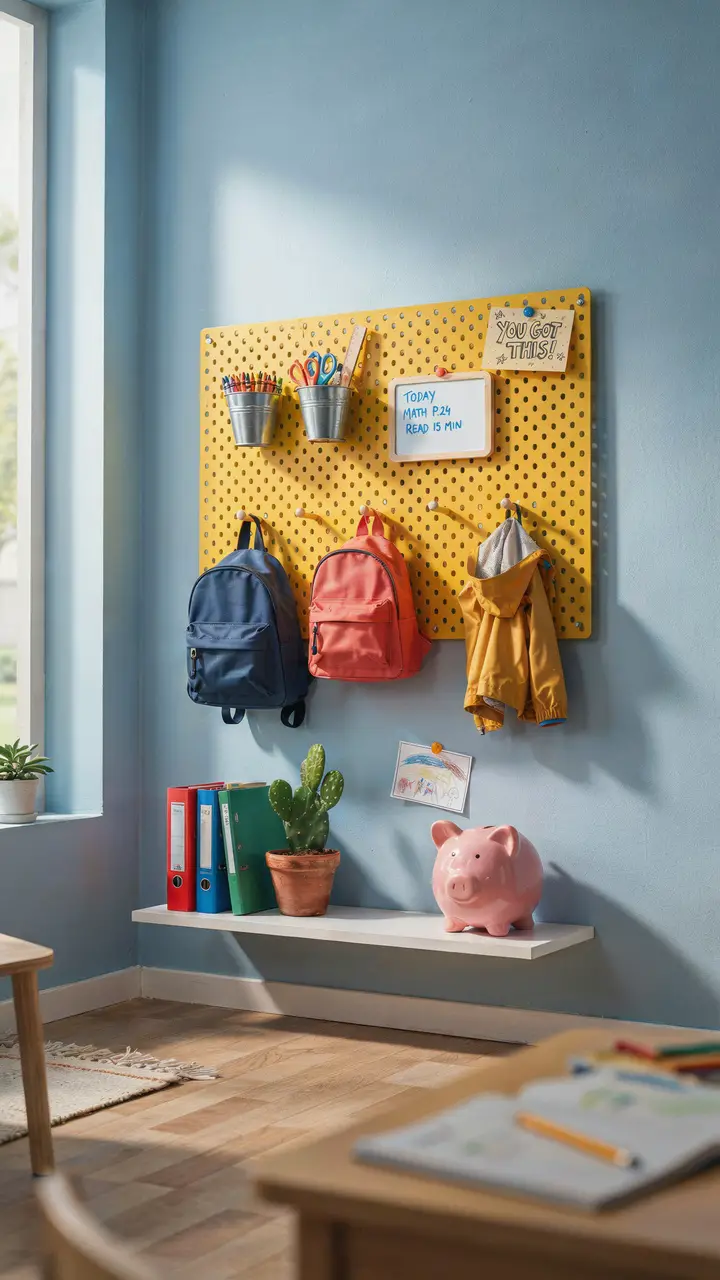 The Kids’ Command Center Wall