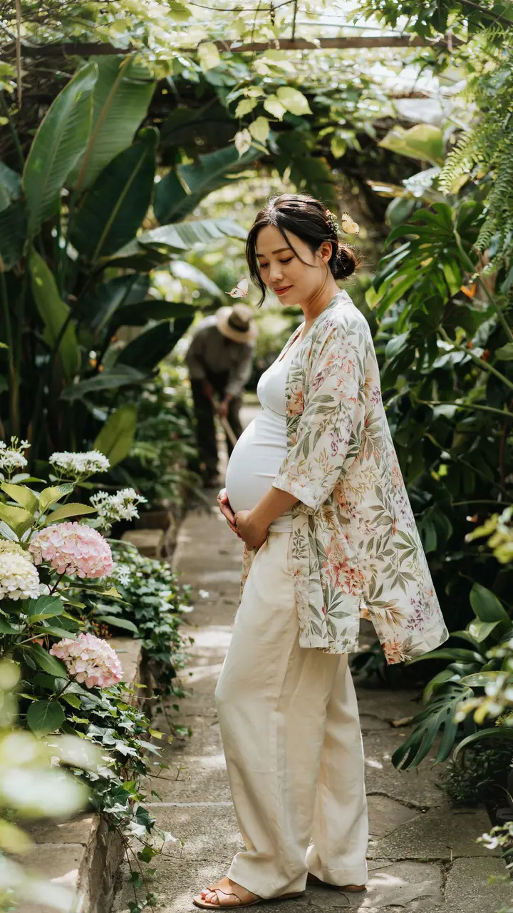 The Linen Kimono Layering Look