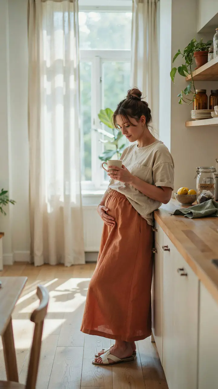 The Linen Tee and Maxi Skirt Everyday Look