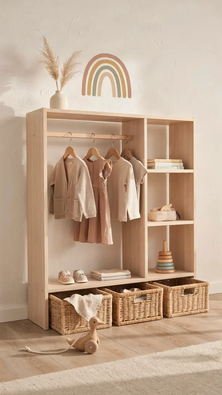 The Low-Profile Corner Wardrobe for Toddlers