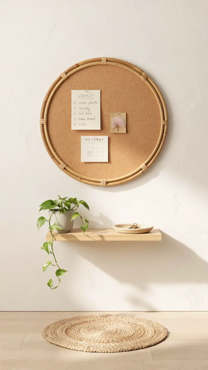 The Minimalist Boho Command Center