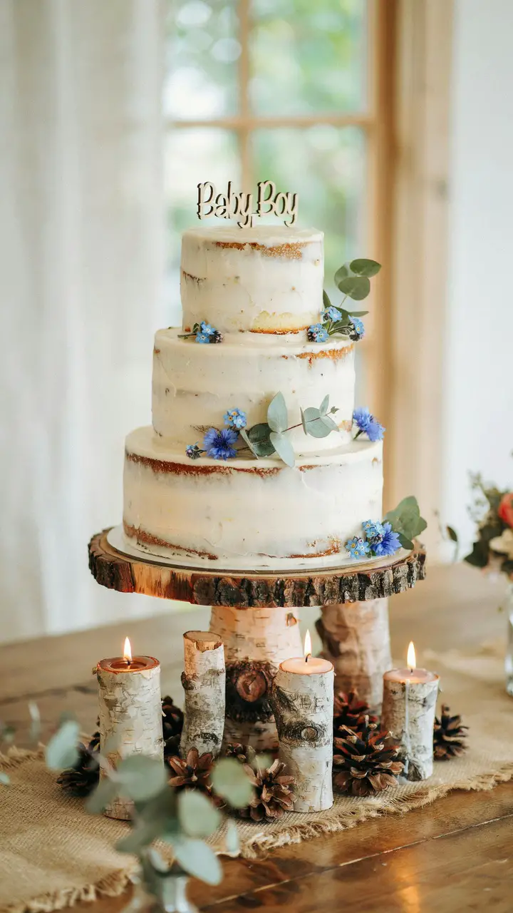 The Naked Birchwood Cake