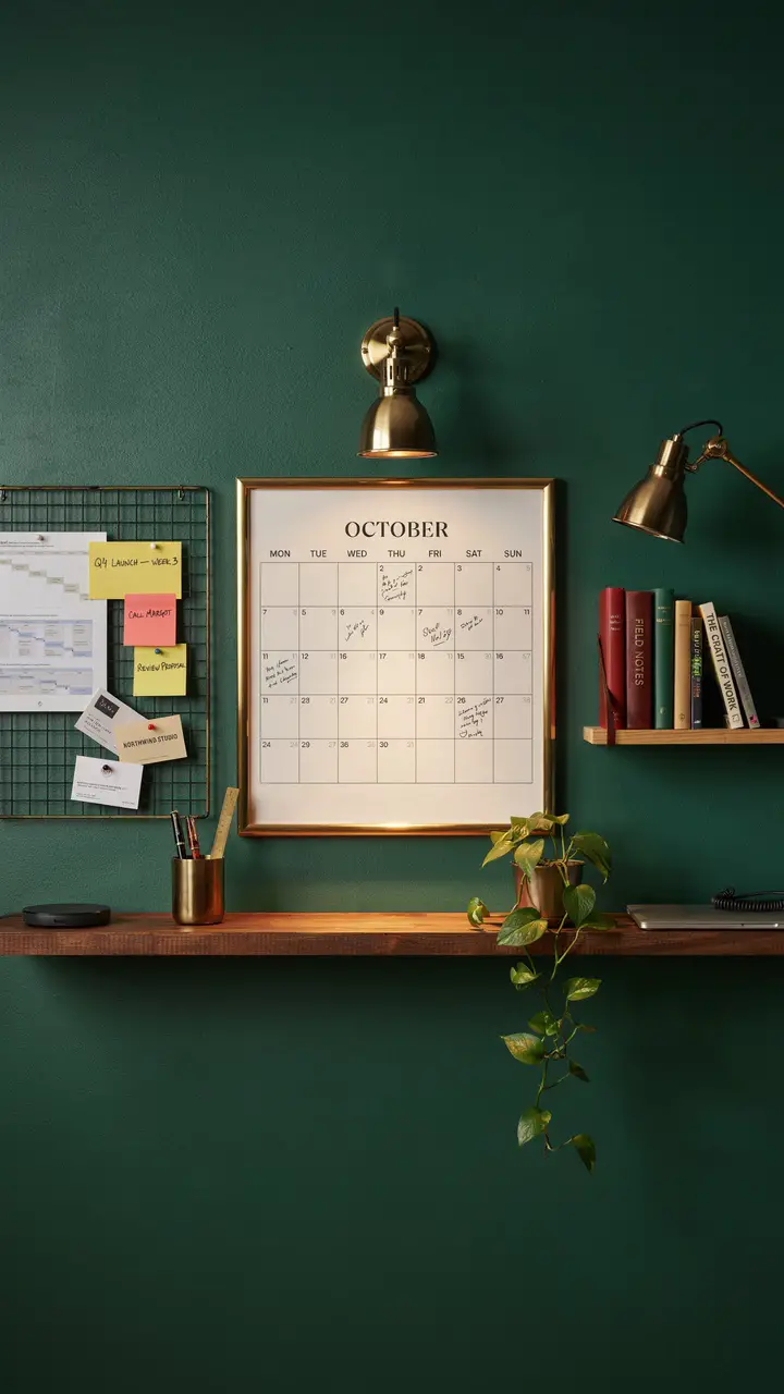 The Office Command Center Wall