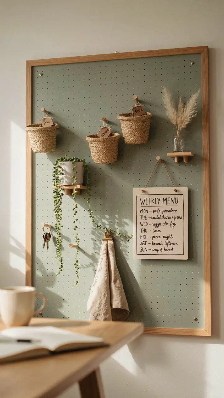 The Pegboard Wall with Boho Personality