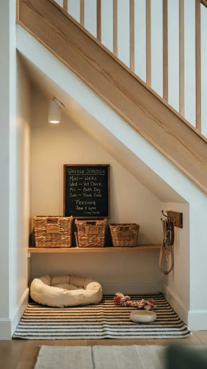 The Small-Space Under-Stair Pet Corner
