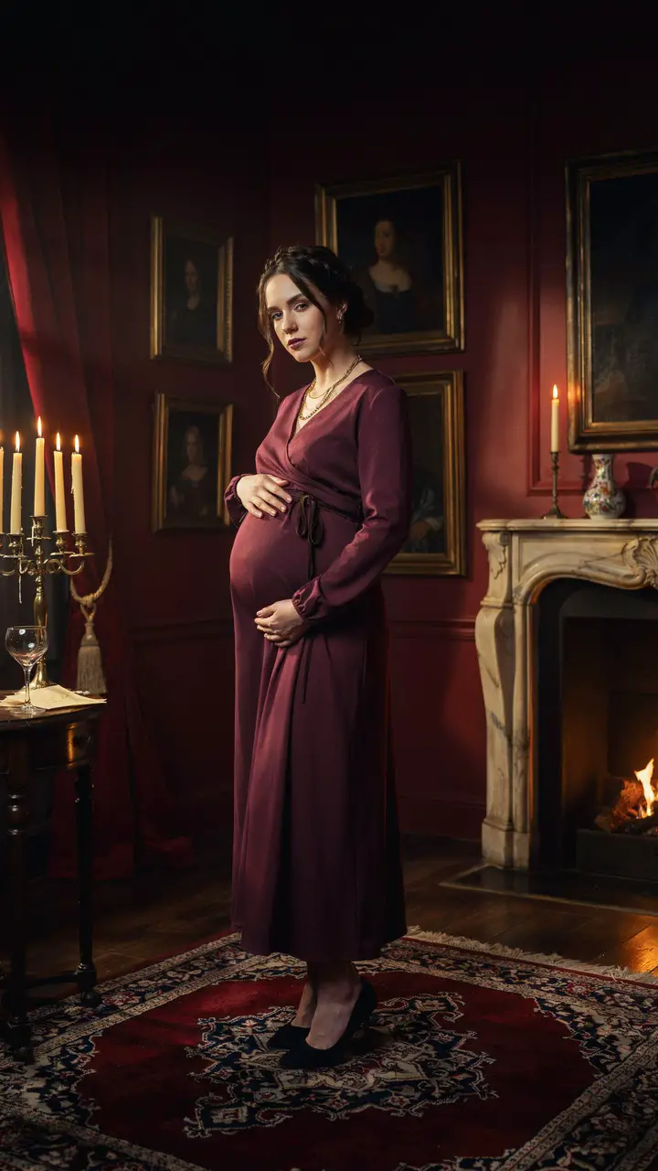 The Victorian-Inspired Wrap Dress