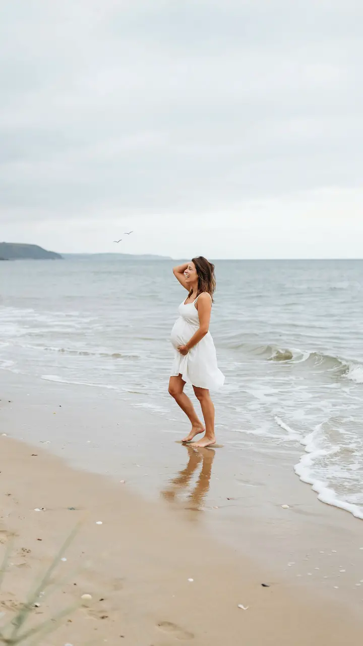 Walking the Shoreline — Candid Movement Shot