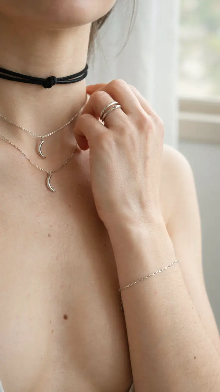 Delicate Silver Jewelry — The Contrast That Makes It All Work