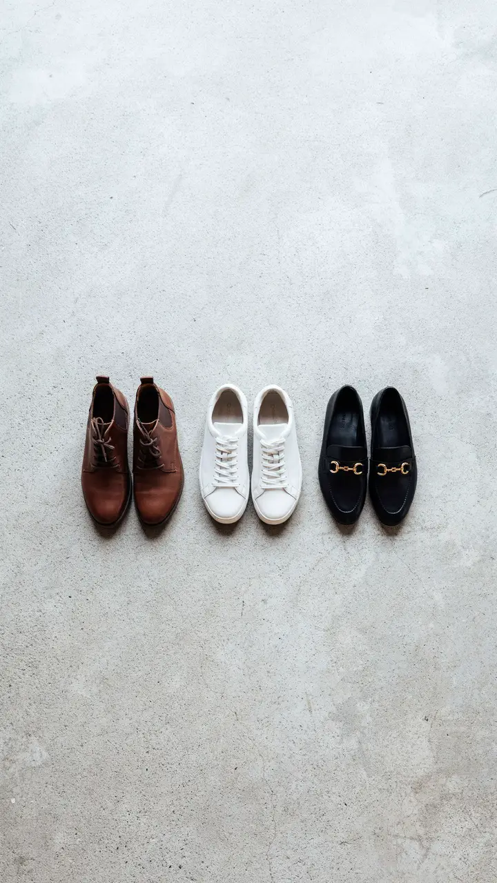 Footwear The Three-Shoe Formula
