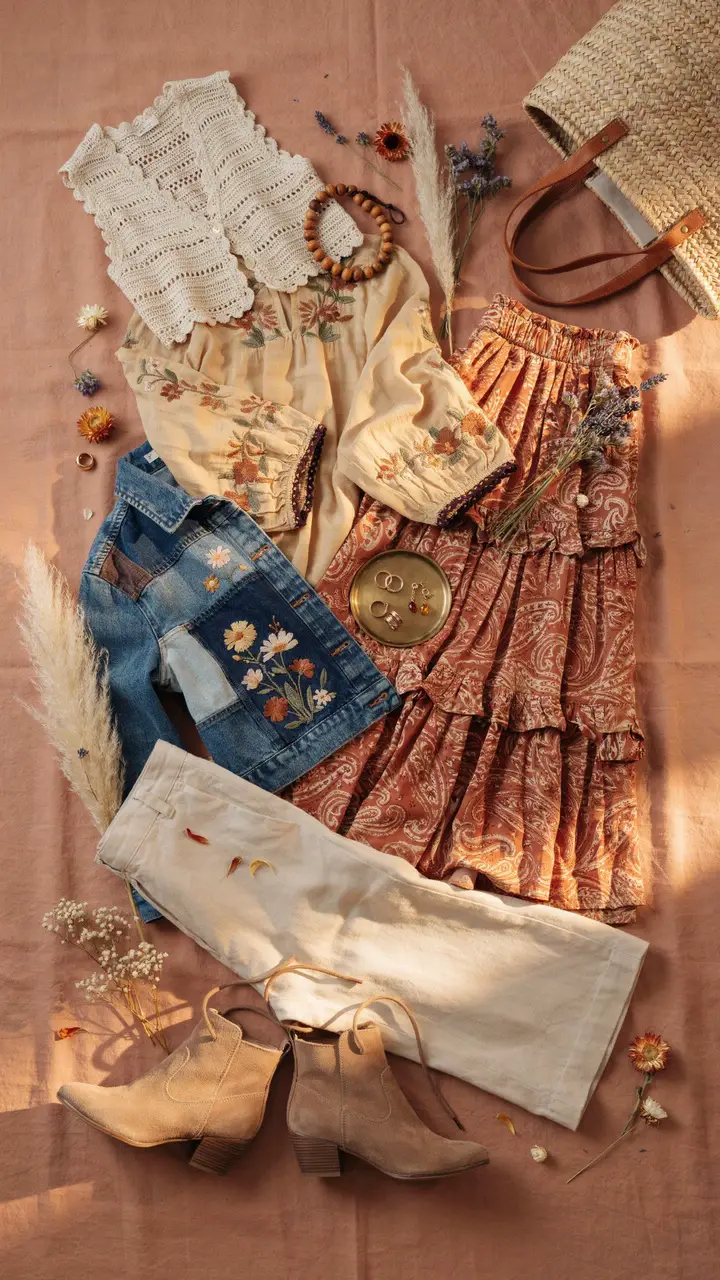 The Boho Maximalist Capsule Texture, Pattern, and Joyful Excess