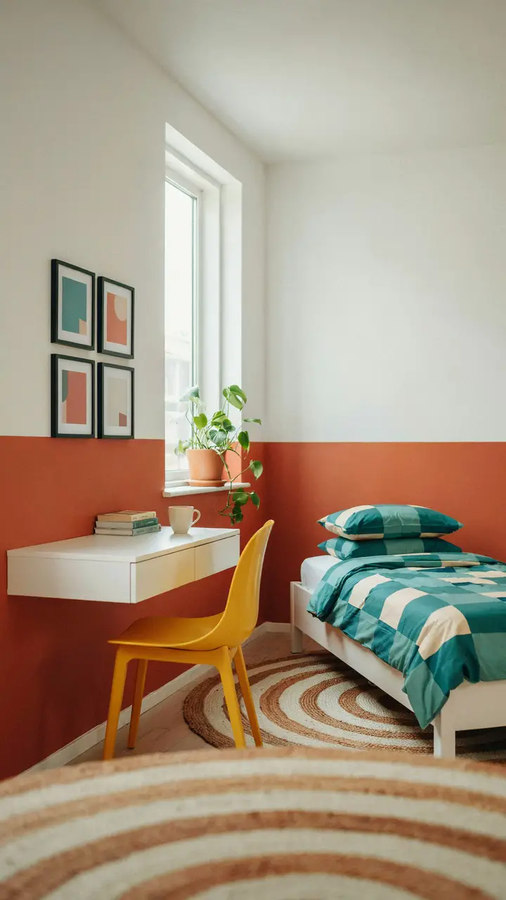 The Bold Color Block Statement Room