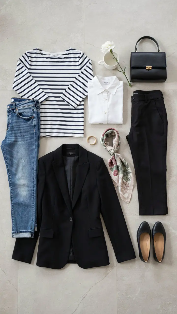 The Classic French Capsule Effortless Chic, Entirely Thriftable