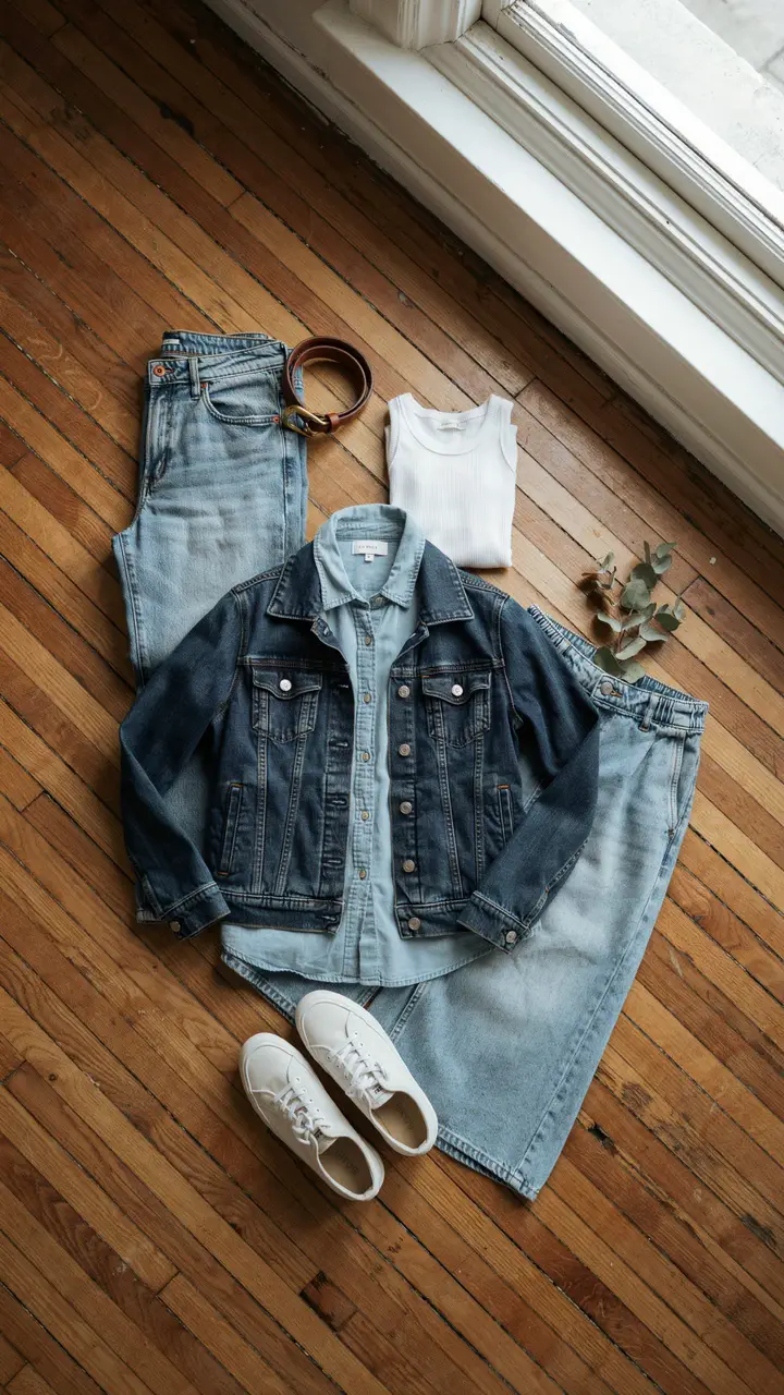 The Denim-Forward Capsule Thrifted Blues for Every Occasion