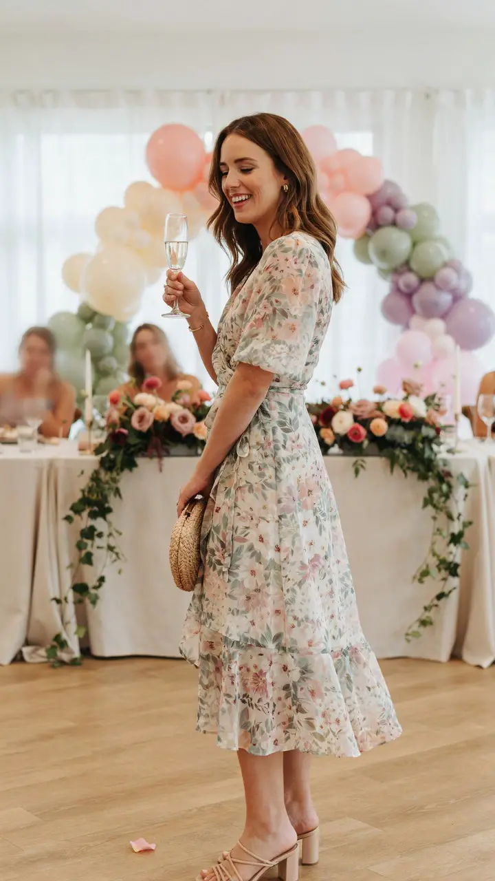 The Floral Midi Dress That Does All the Work for You