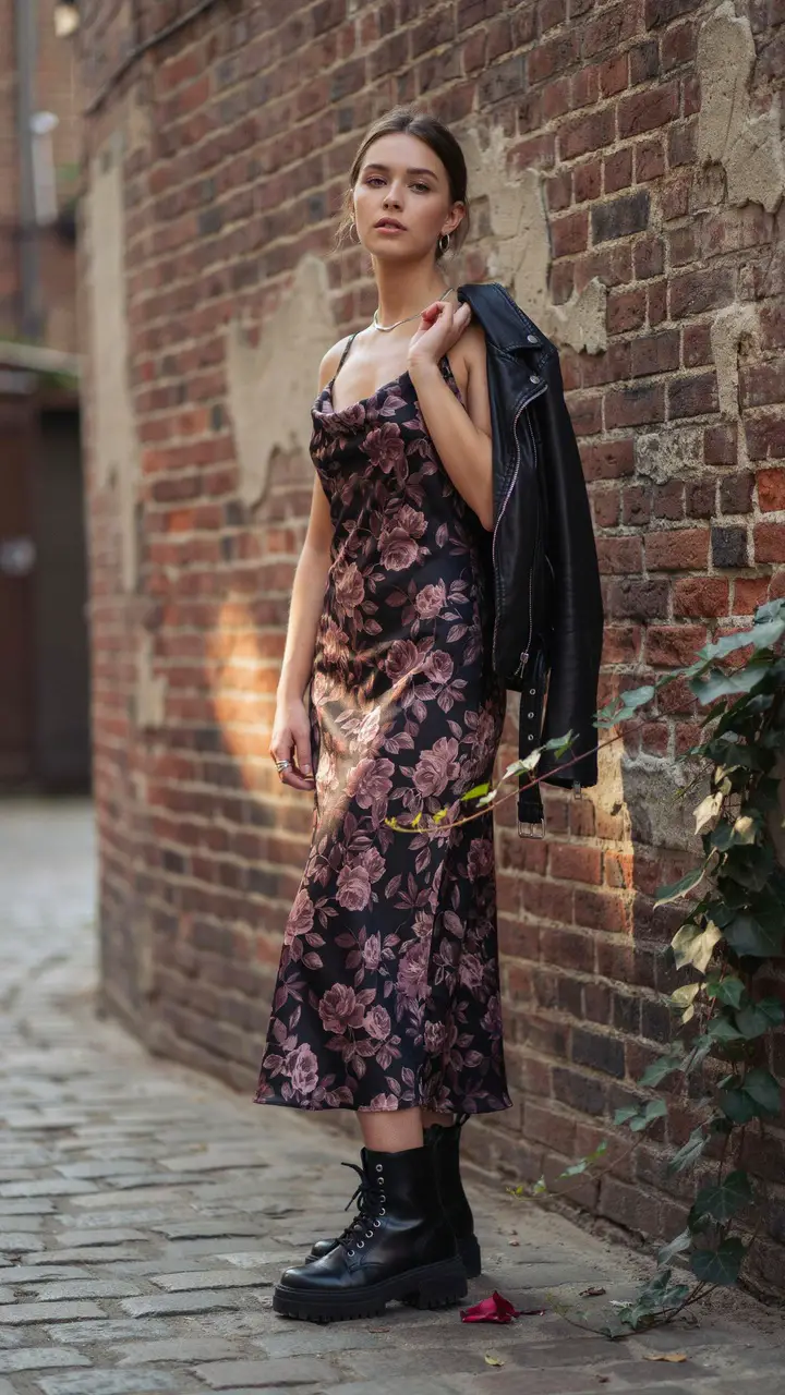 The Floral Slip Dress — Soft Grunge’s Secret Weapon