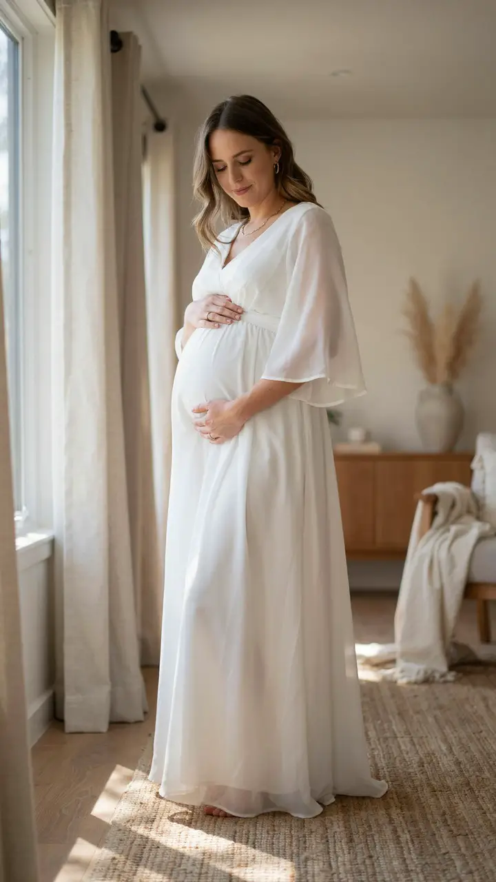 The Flowing White Maxi Dress