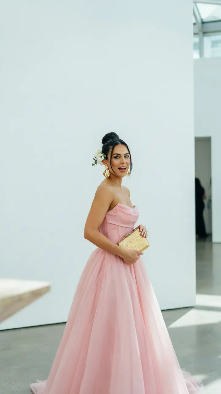 The Hot Pink Statement Gown — For the Bride Who Breaks Rules Beautifully