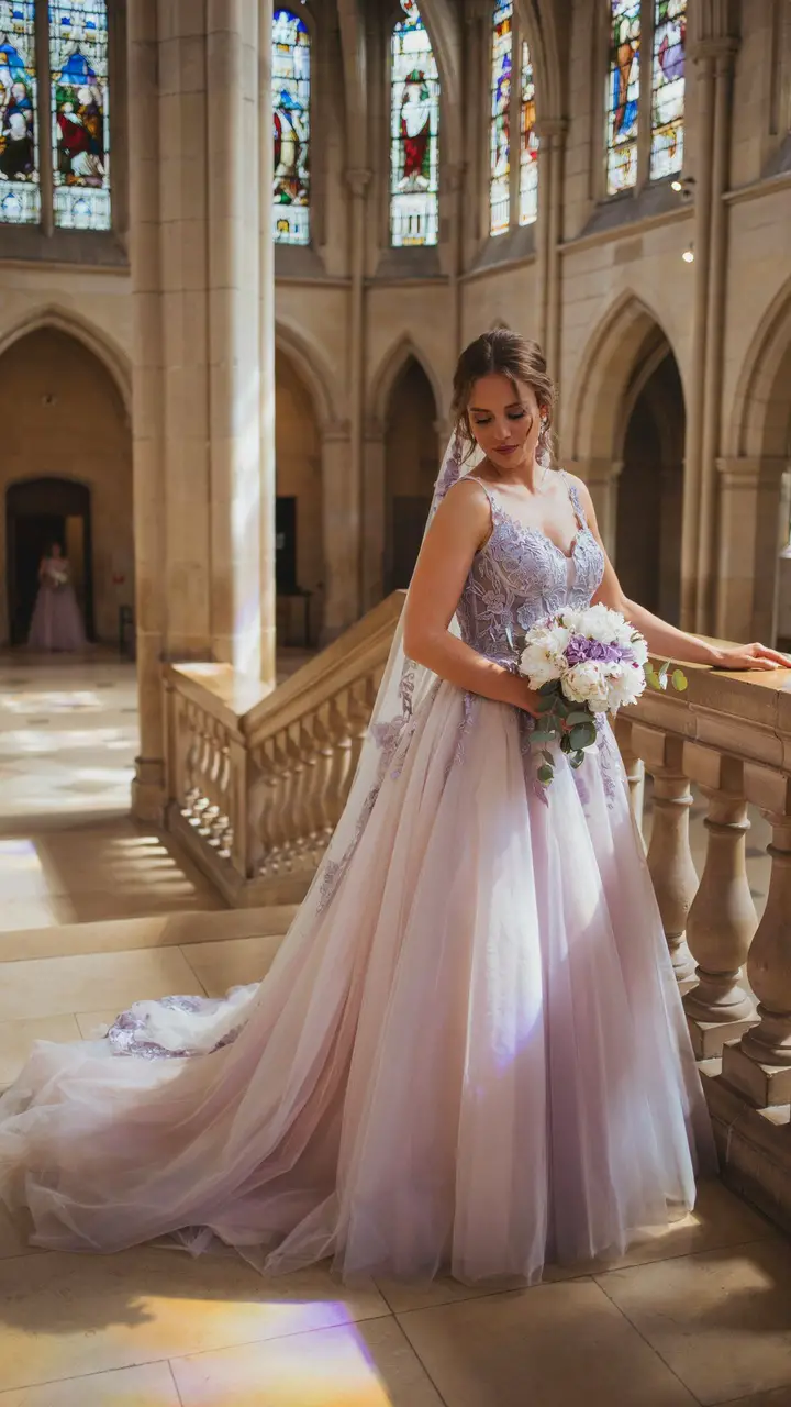 The Lavender Dream Ball Gown