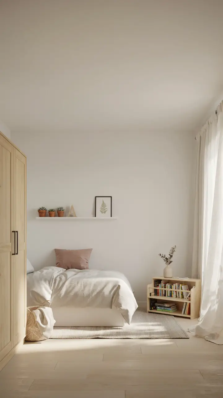 The Minimalist Scandinavian-Inspired Girl’s Room