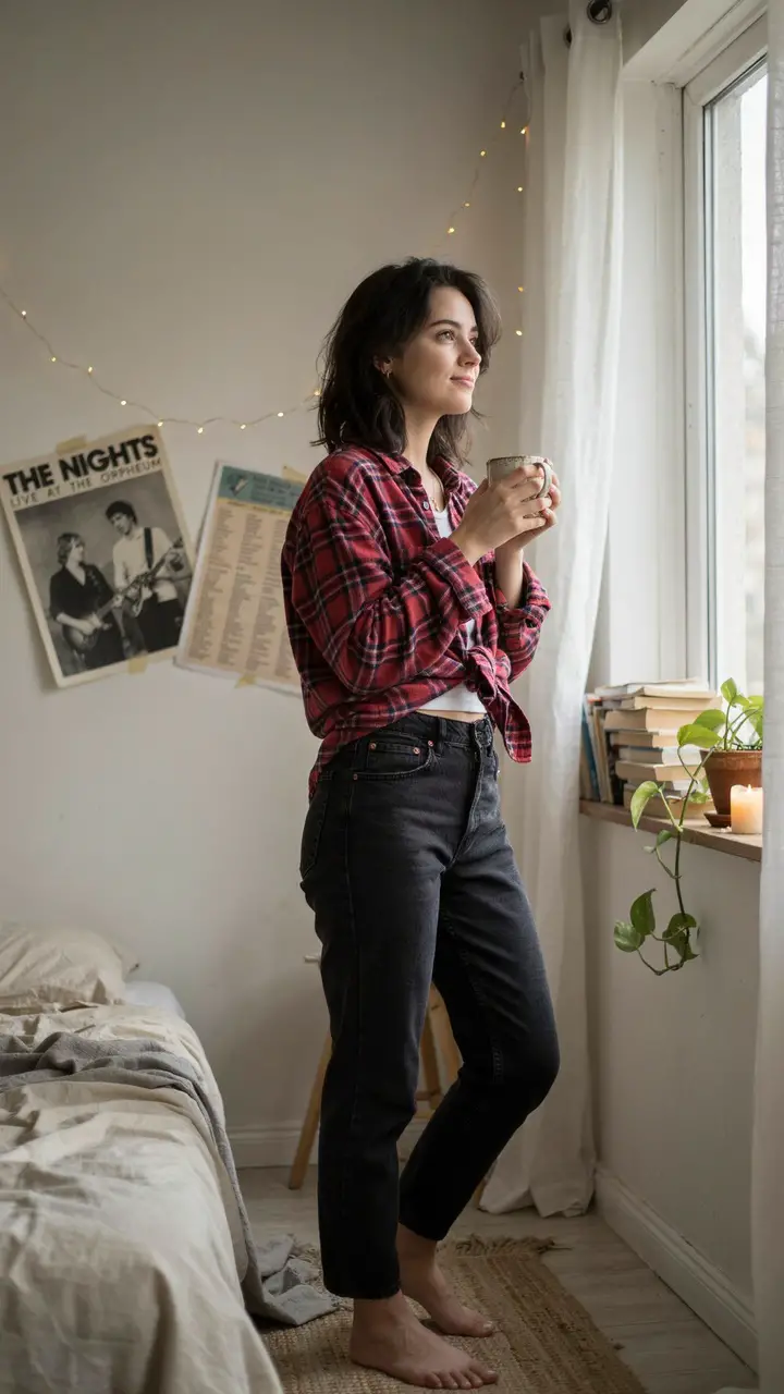 The Plaid Flannel Shirt — Layer It, Tie It, Live In It
