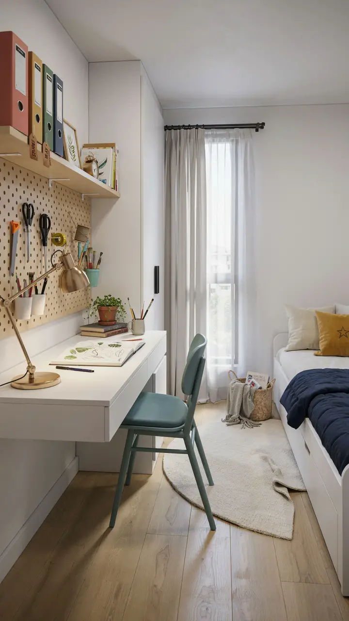 The Study-Focused Smart Girl’s Room