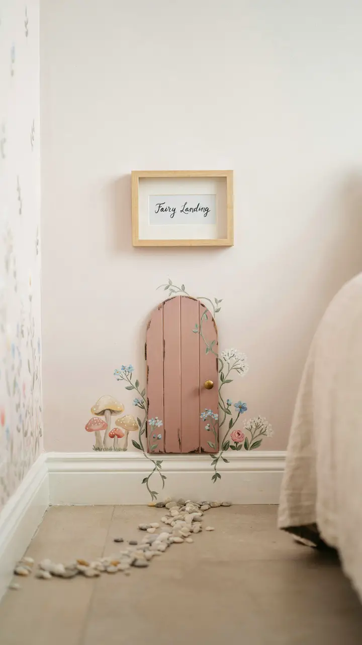 A Fairy Door Wall Installation